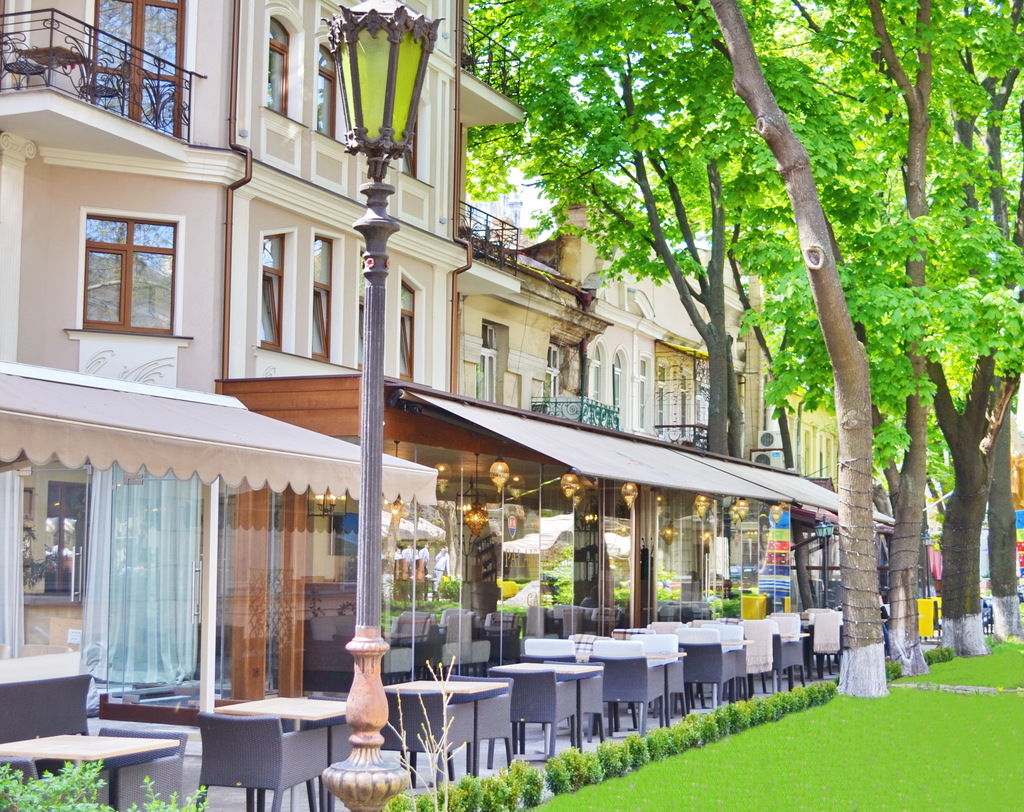 אודסה Boutique Hotel Palais Royal מסעדה תמונה